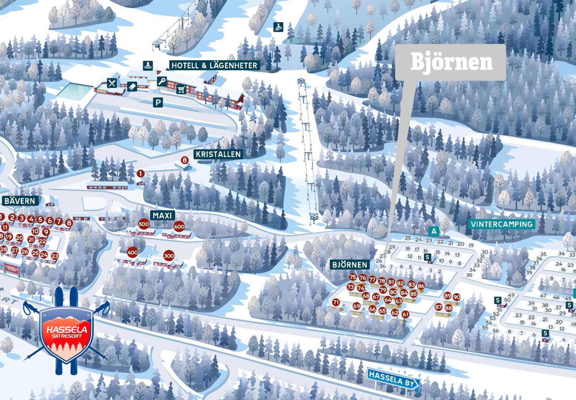 Hassela Ski Resort Exterior foto